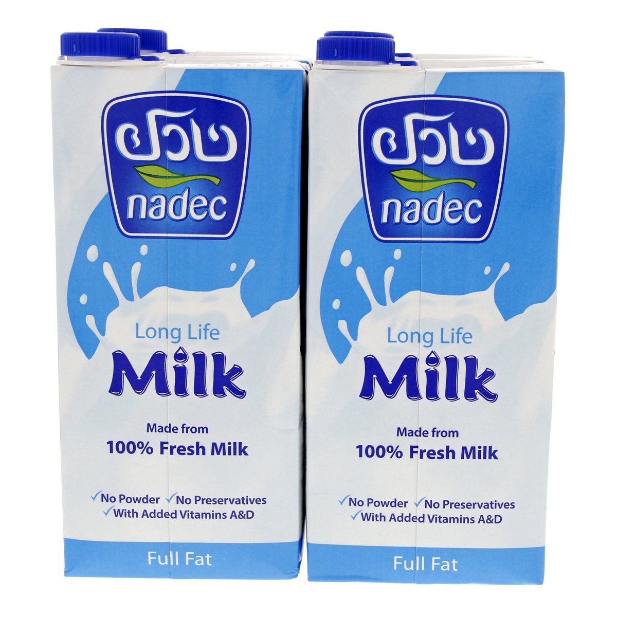 Nadec Long Life Full Fat Milk 12 x 1 Litre