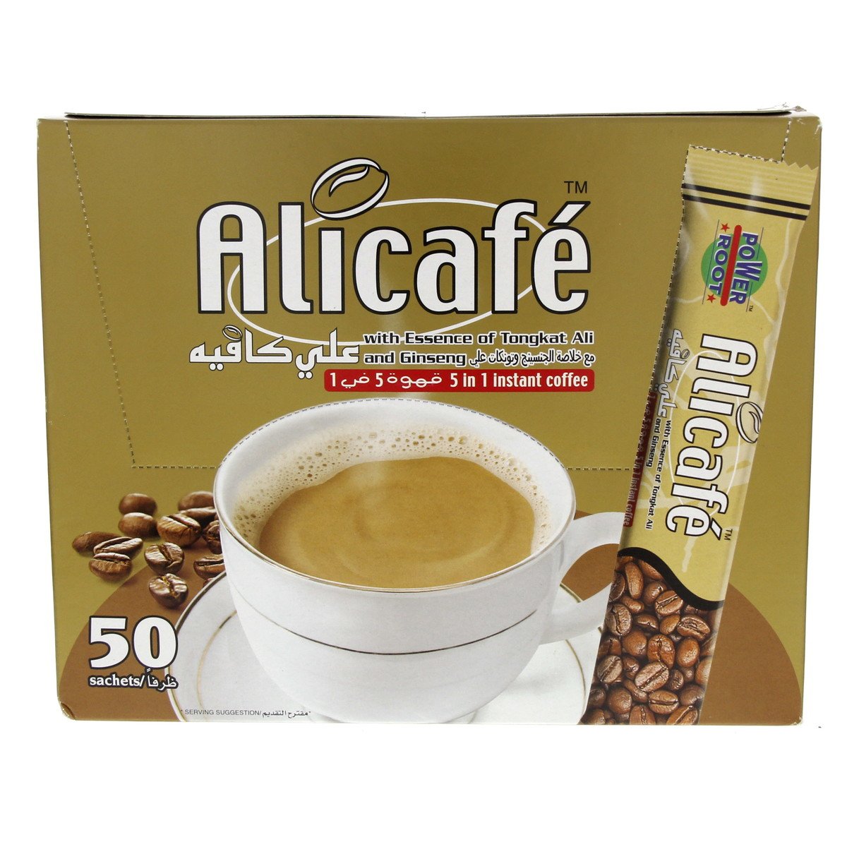 Power Root Alicafe 5 In 1 Instant Coffee 50 x 20 g