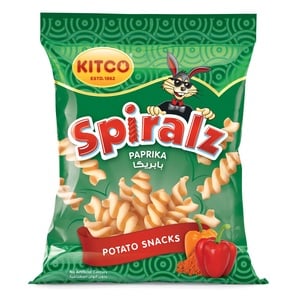 Kitco Spiralz Paprika Potato Snacks 40 g