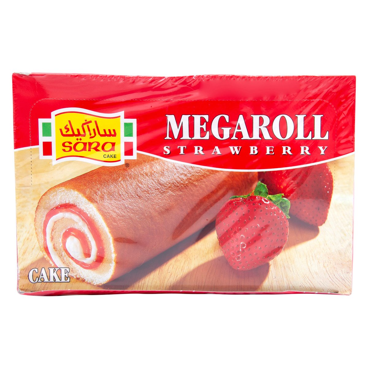 Sara Megaroll Strawberry Cake 60 g