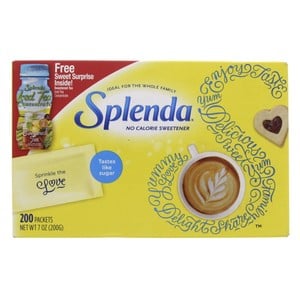 Splenda No Calorie Sweetener 200 Packets 200 g