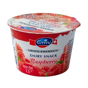 Emmi Swiss Premium Yogurt Raspberry 1.5% Fat 100 g