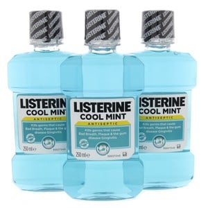 Listerine Mouth Wash Cool Mint 3 x 250 ml