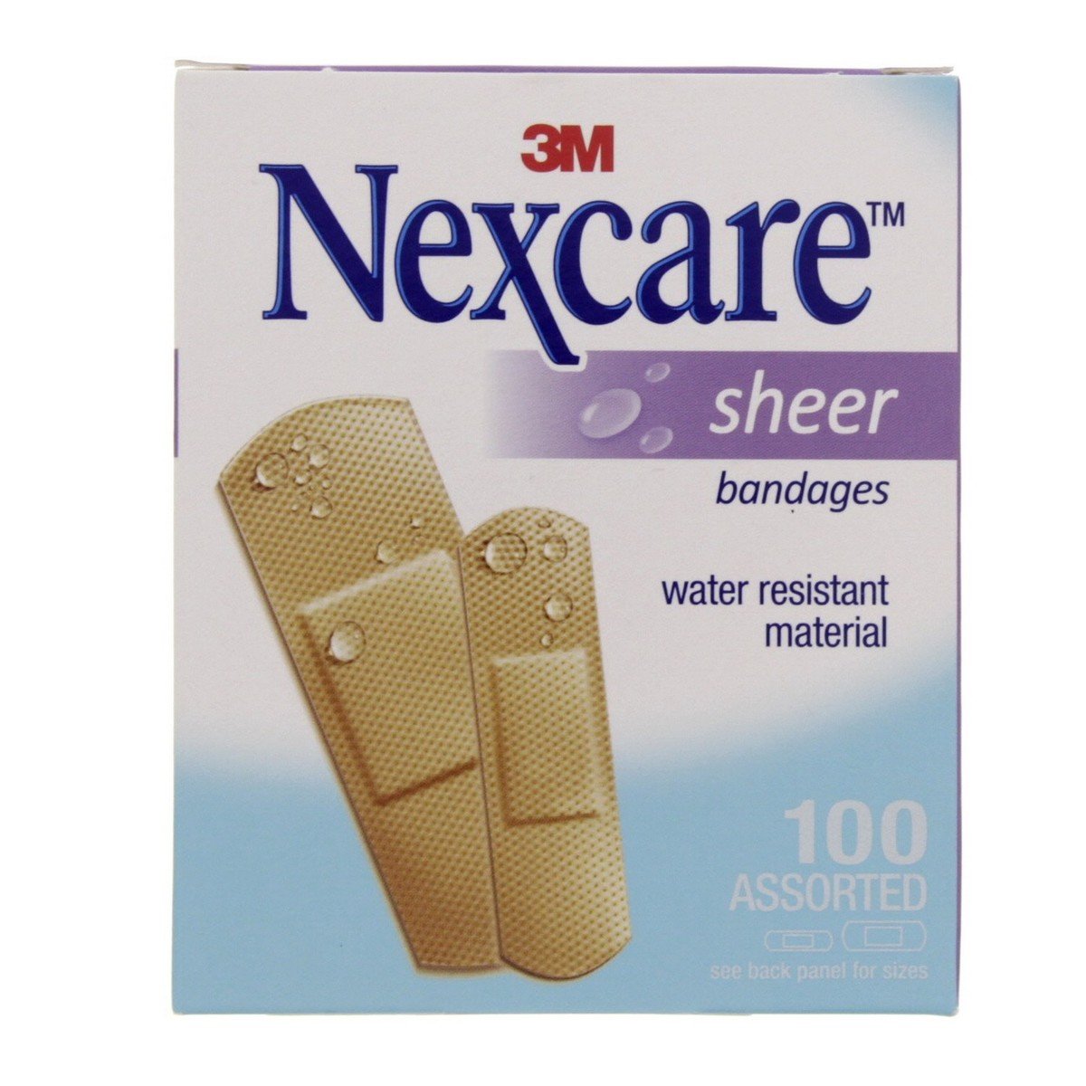 Nexcare Sheer Bandages 100 pcs