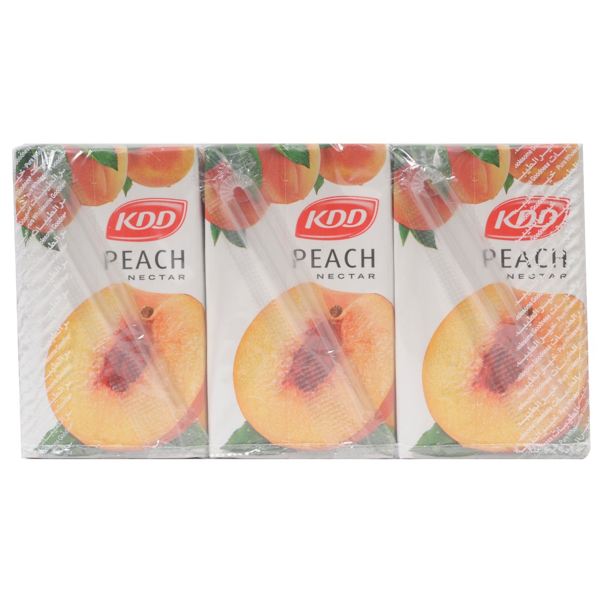 KDD Peach Nectar 250ml x 6 Pieces
