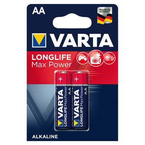 Varta Long Life Max Power AA Alkaline Battery 2pcs