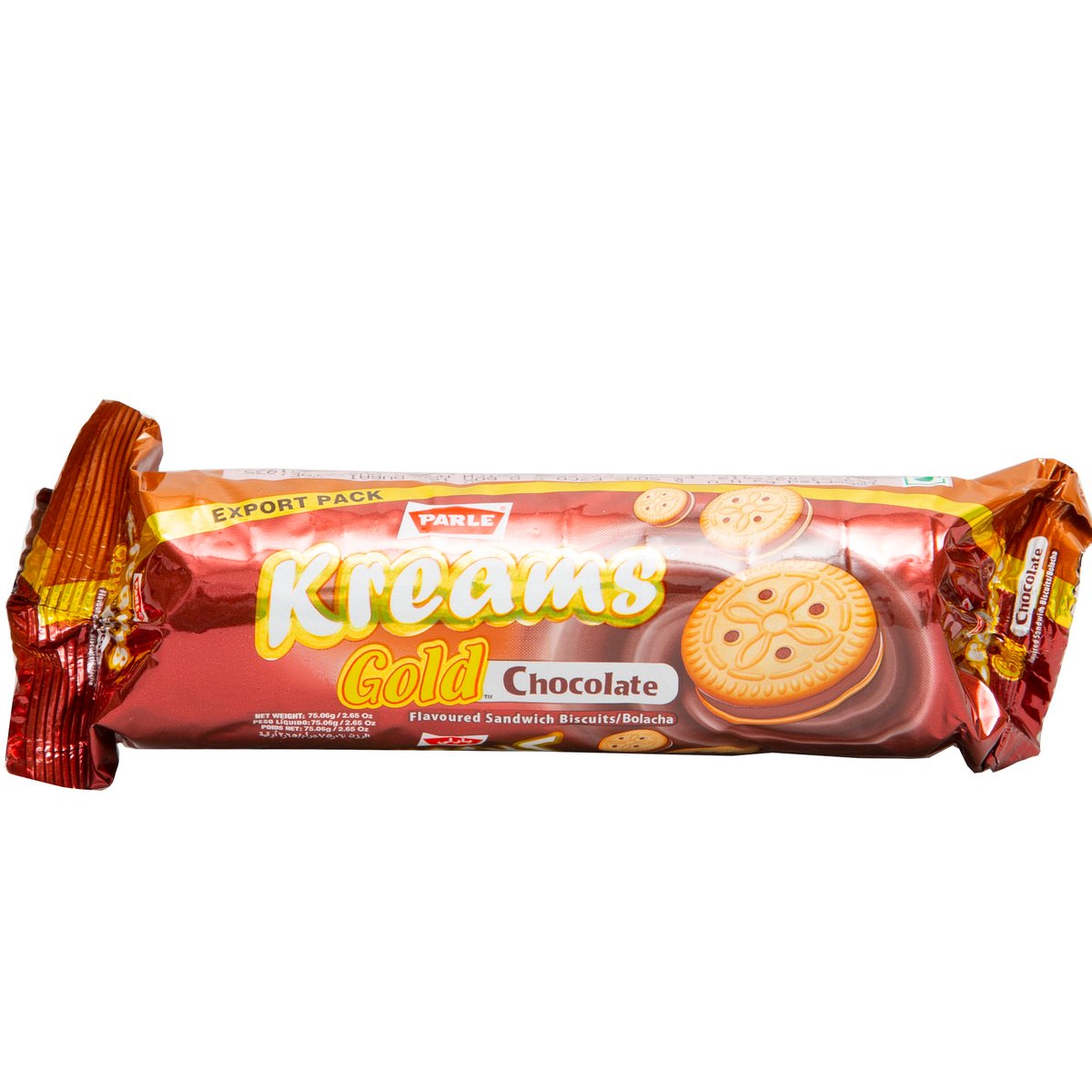 Parle Kreams Gold Chocolate Biscuits 75.06 g