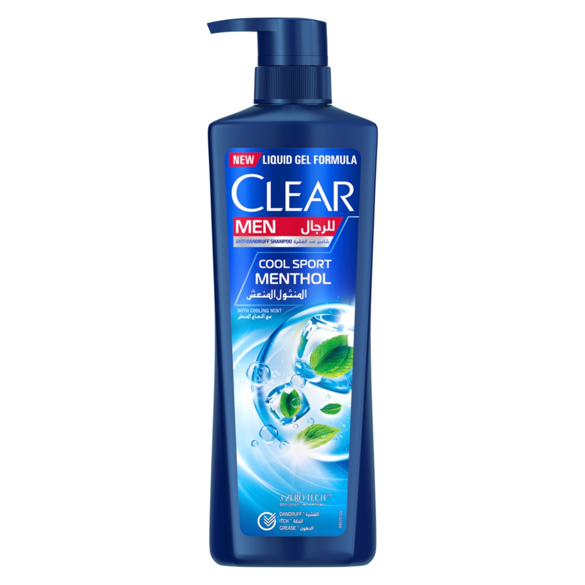 Clear Men's Cool Sport Menthol  Anti-Dandruff Shampoo 700ml