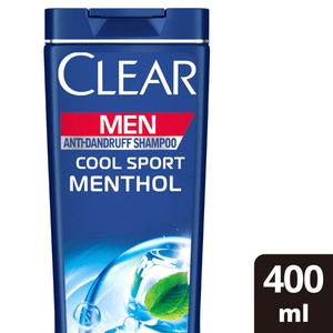 Clear Men's Cool Sport Menthol Anti-Dandruff Shampoo 400ml