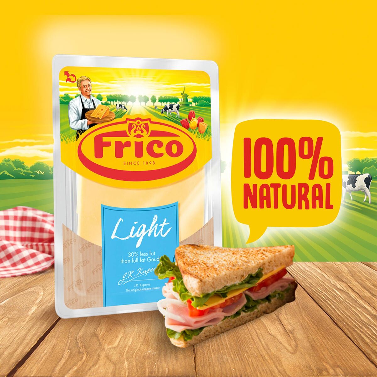 Frico Light Natural Cheese (50% Less Fat) 150 g