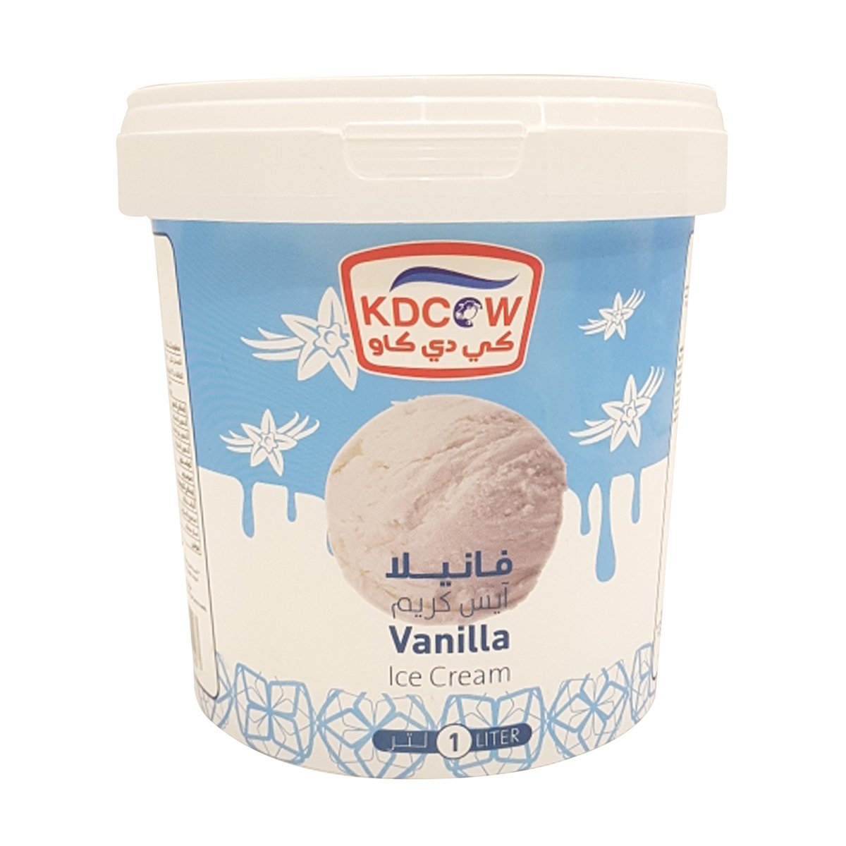 Kdcow Vanilla Ice Cream 1Litre