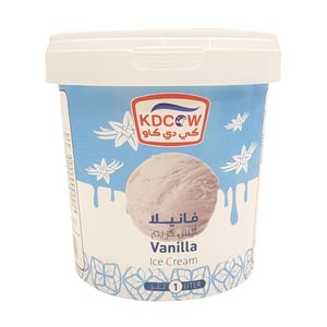 اشتري قم بشراء كي دى كاو آيس كريم فانيلا 1 لتر Online at Best Price من الموقع - من لولو هايبر ماركت Ice Cream Take Home في الكويت