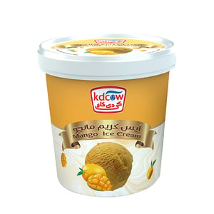 اشتري قم بشراء كي دى كاو آيس كريم مانجو 1 لتر Online at Best Price من الموقع - من لولو هايبر ماركت Ice Cream Take Home في الكويت
