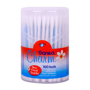 Sanita Charm Cotton Buds 100pcs
