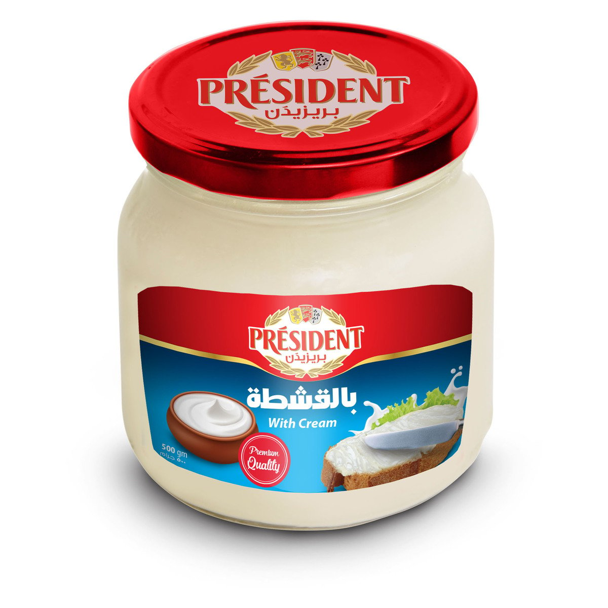 President With Cream Cheese 500g