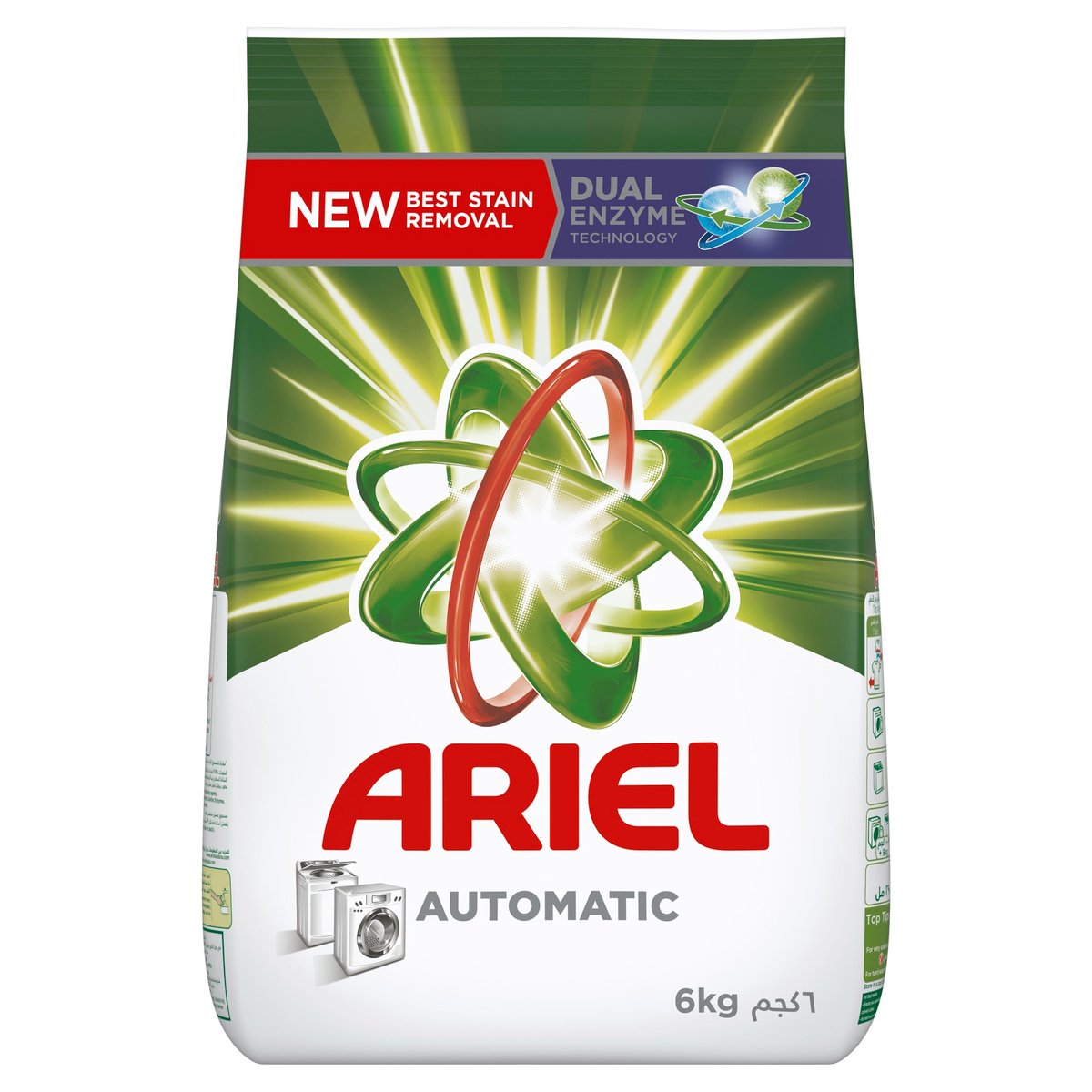 Ariel Automatic Powder Laundry Detergent Original Scent 6kg
