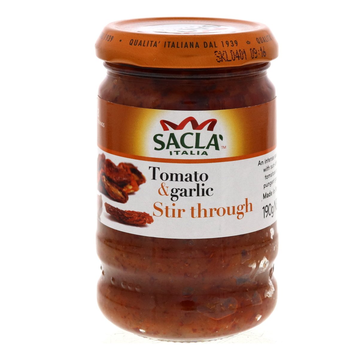 Sacla Tomato & Garlic Stir Through 190 g