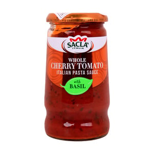 Sacla Whole Cherry Tomato & Basil Pasta Sauce 350g