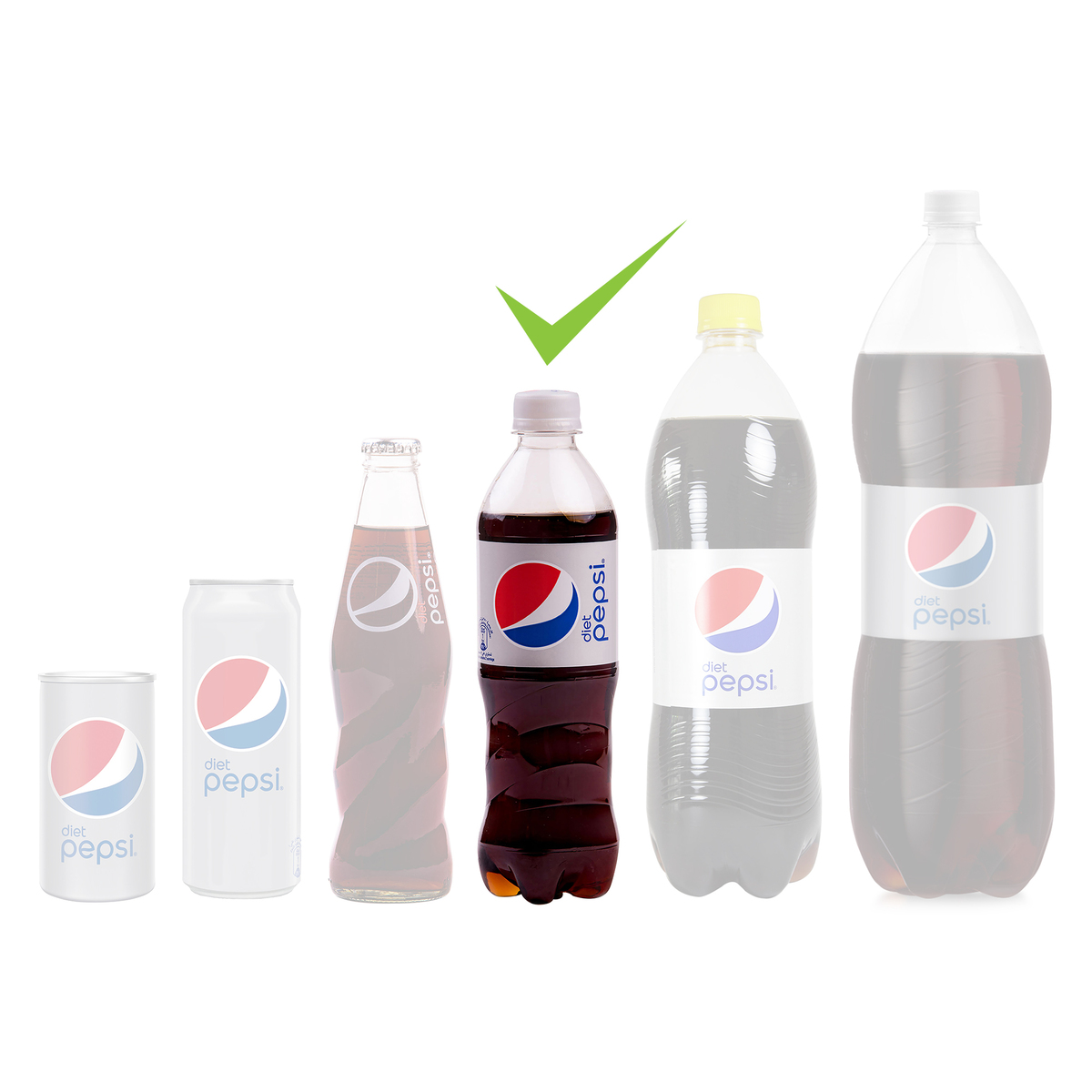 Pepsi Diet Carbonated Soft Drink 500 ml