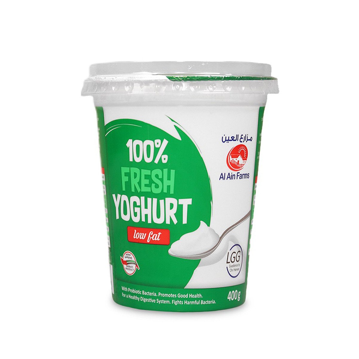 اشتري قم بشراء العين زبادي طازج قليل الدسم ٤٠٠ جرام Online at Best Price من الموقع - من لولو هايبر ماركت Plain Yoghurt في الامارات