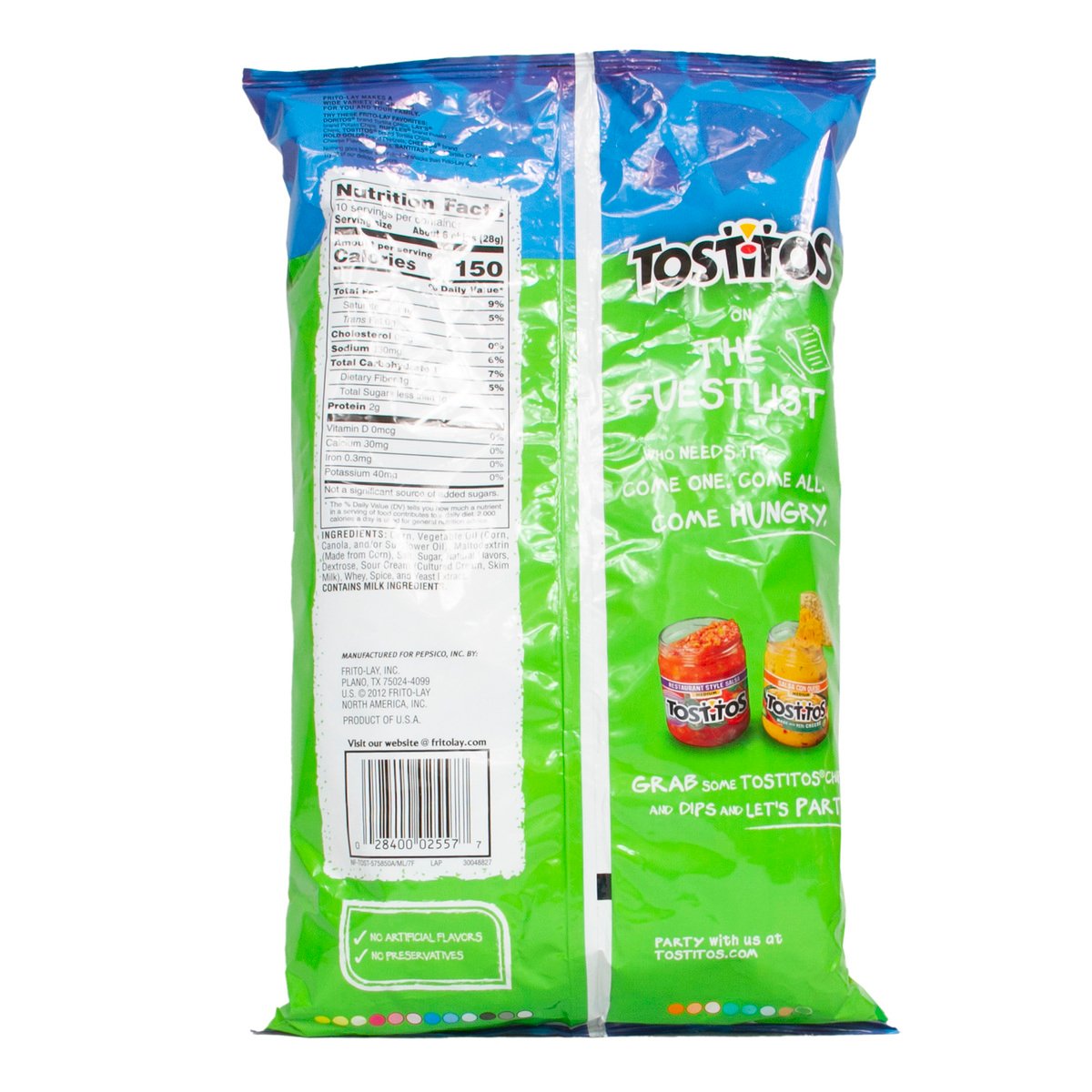 Tostitos Tortilla Chips Hint Of Lime 283 g