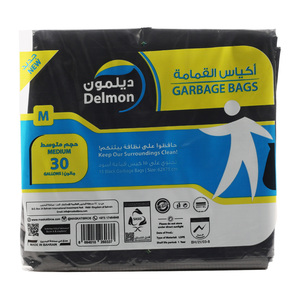 Delmon Garbage Bags 30 Gallons 15pcs