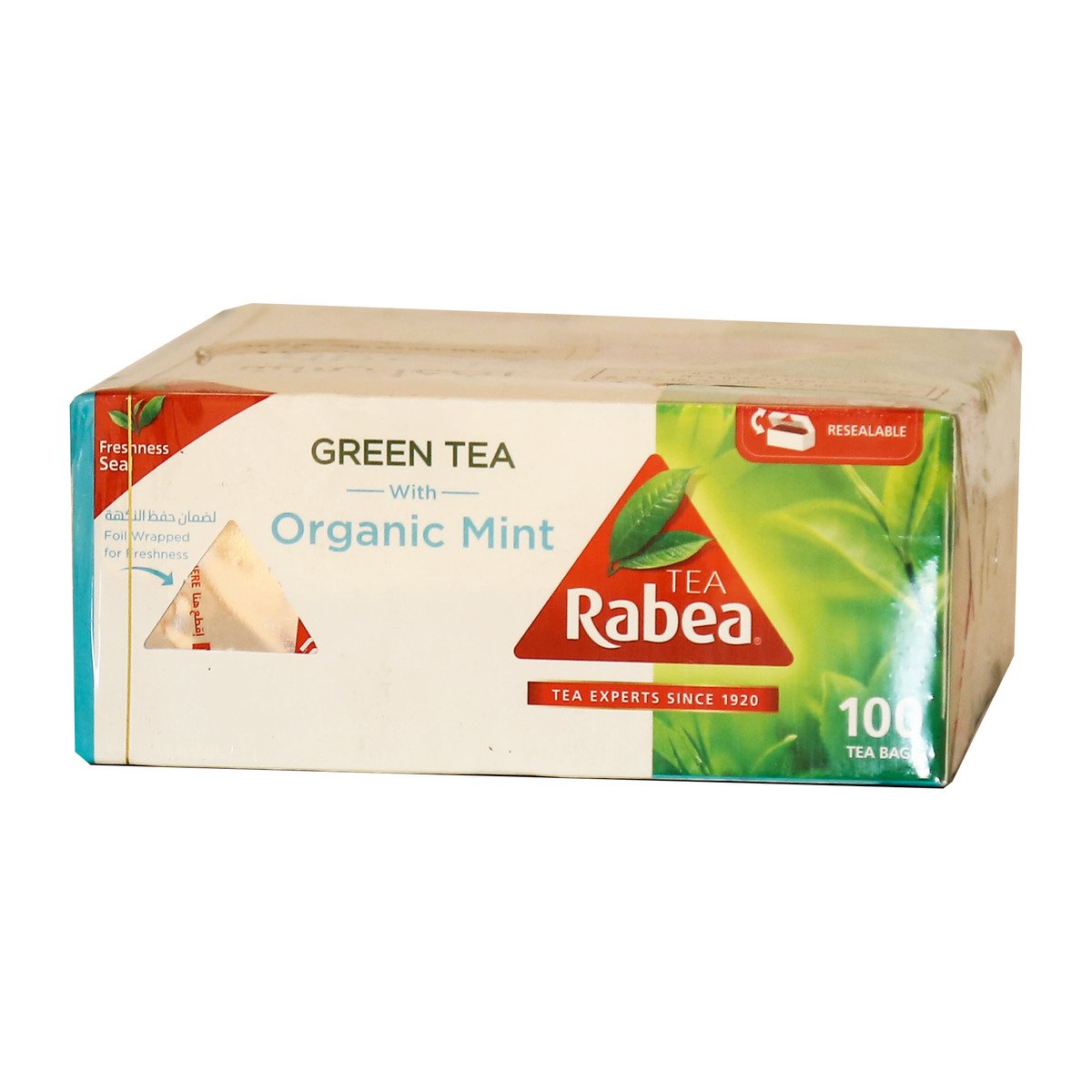 Rabea Green Tea & Mint 100 Teabags