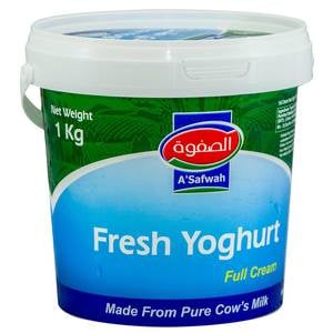 A'Safwah Fresh Yoghurt Full Cream 1kg