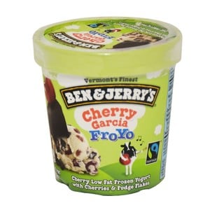 Ben & Jerry's Cherry Garcia Froyo Frozen Yoghurt 500ml