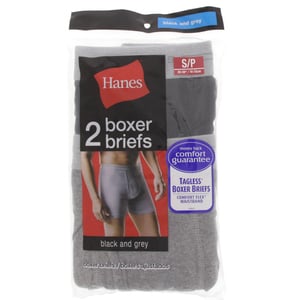 Hanes Mens Boxer Small Assorted 1x2 Piece