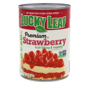 Lucky Leaf Premium Strawberry Fruit Filling & Topping 595 g