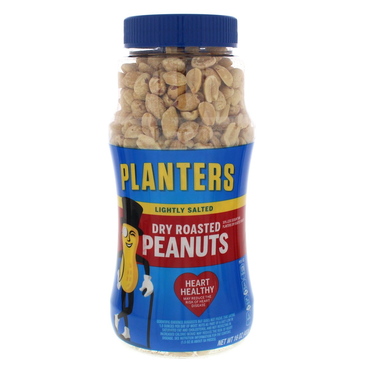 Planters Lightly Salted Dry Roasted Peanuts 453 g