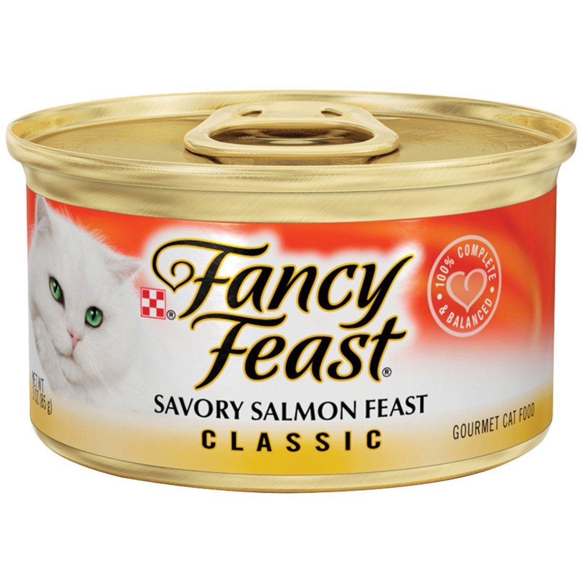 Purina Fancy Feast Classic Savory Salmon Wet Cat Food 85 g