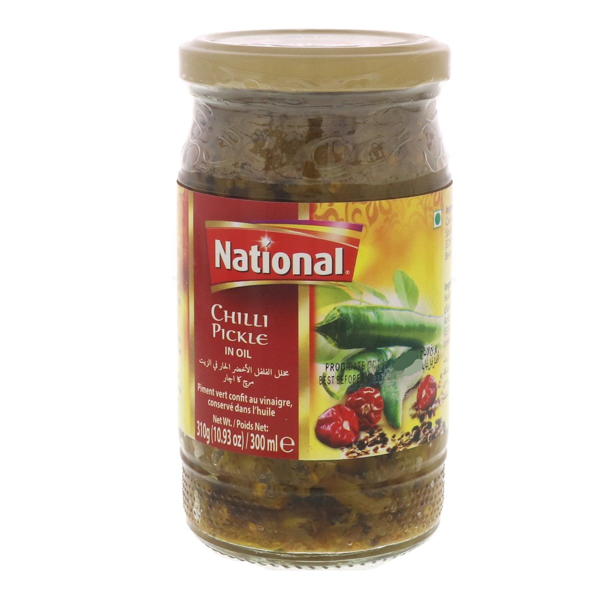 National Chilli Pickle In Oil 310g
