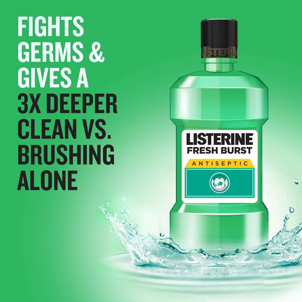 Listerine Mouthwash Fresh Burst 250 ml