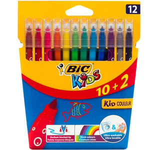 Bic-Kids Color Pen 502 12's