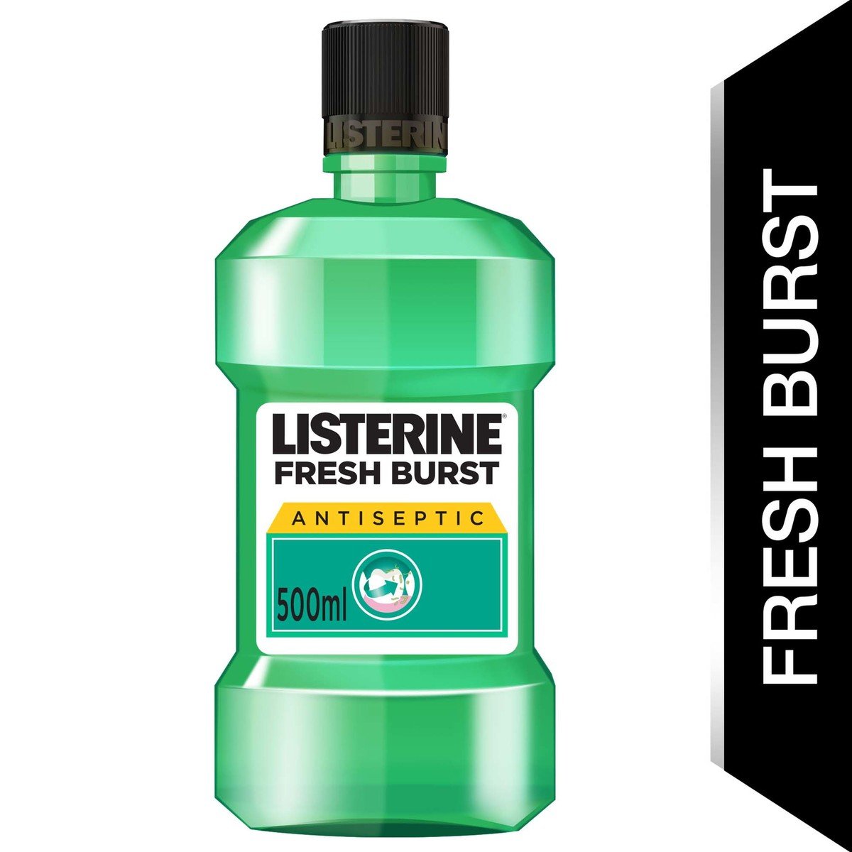 Buy Listerine Mouthwash Fresh Burst 500 ml Online at Best Price | Mouthwash | Lulu Kuwait in UAE
