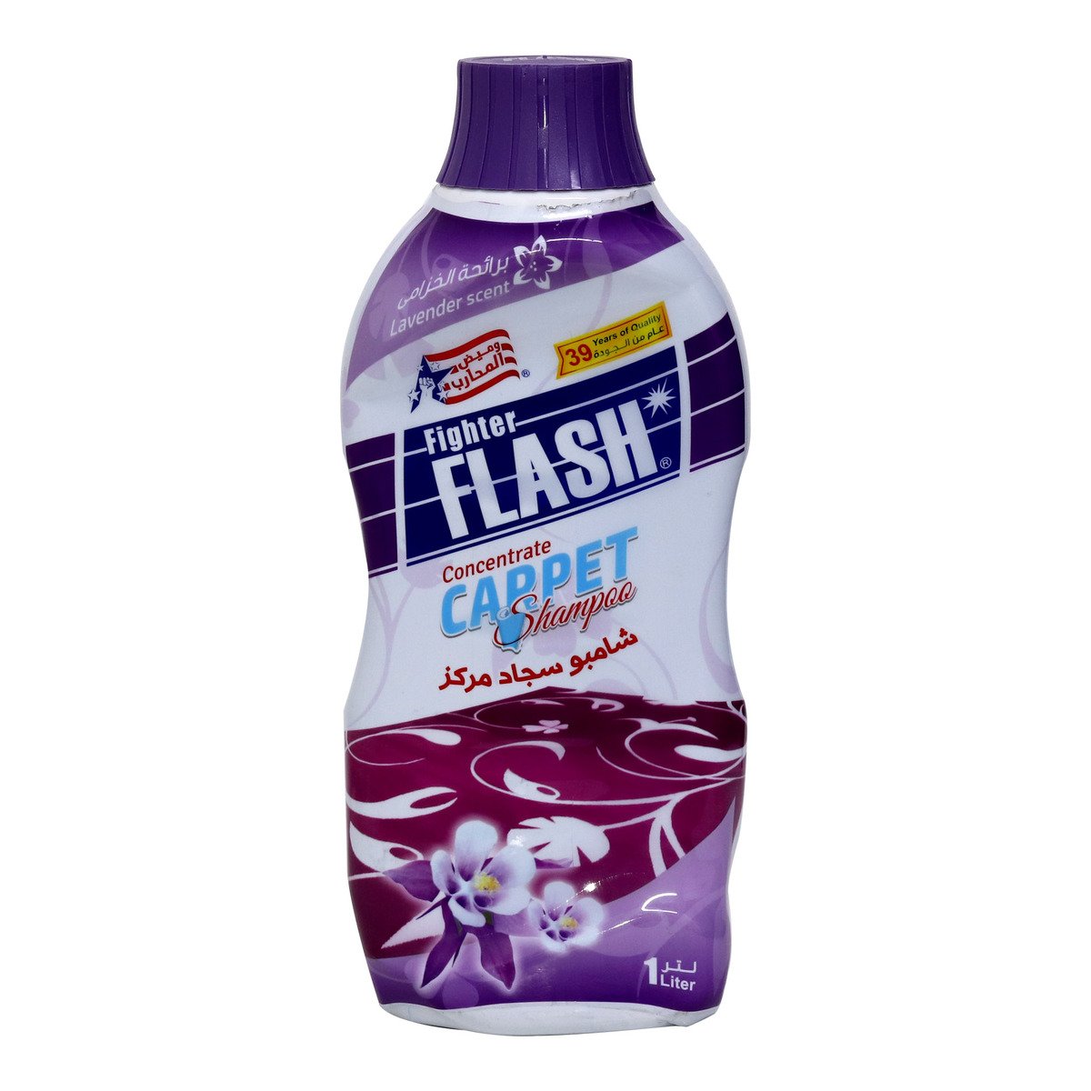 Fighter Flash Concentrate Carpet Shampoo Lavender 1Litre