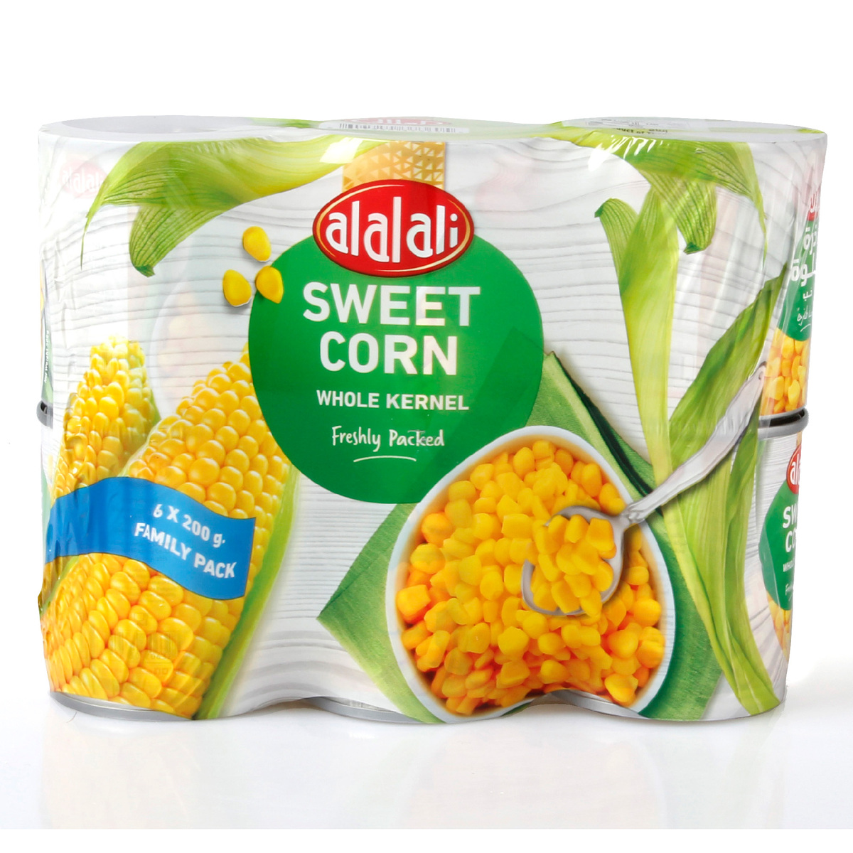 اشتري قم بشراء Al Alali Whole Kernel Sweet Corn Value Pack 6 x 200g Online at Best Price من الموقع - من لولو هايبر ماركت Cand Whl.Kernel Corn في الكويت