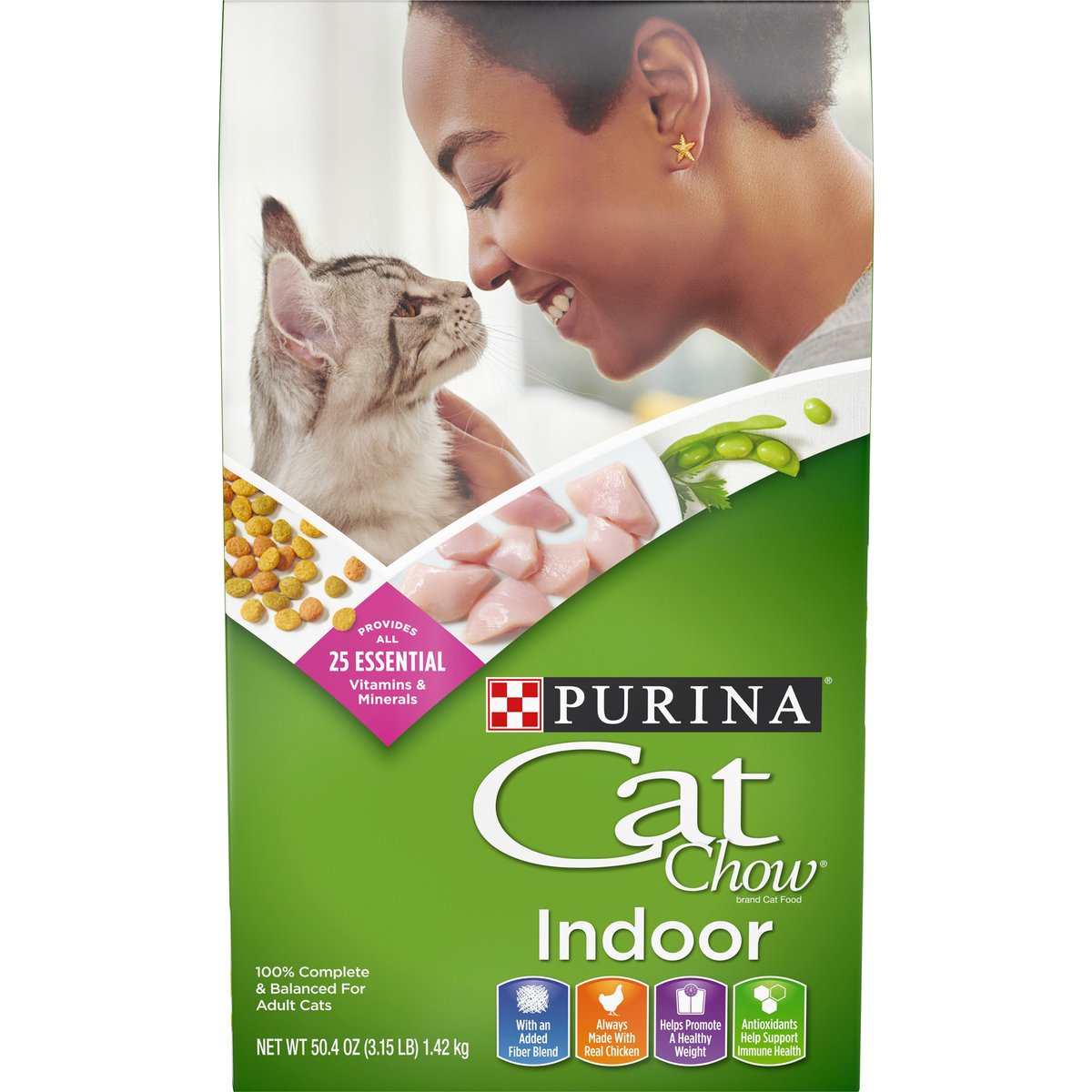 Purina Cat Chow Indoor Cat Dry Food 1.42 kg
