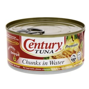 Buy Century Tuna Chunks In Water 184 g Online at Best Price | Canned Tuna | Lulu UAE in Kuwait