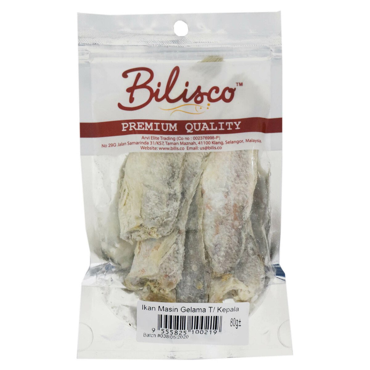 Bilis Co Dried Whole Croaker Without Head 80g