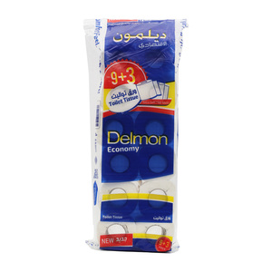 Delmon Economy Toilet Tissue Roll 9+3
