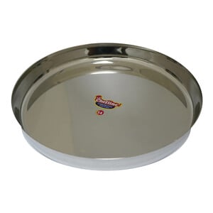 Chefline Stainless Steel Binding Thali No.14 Ind