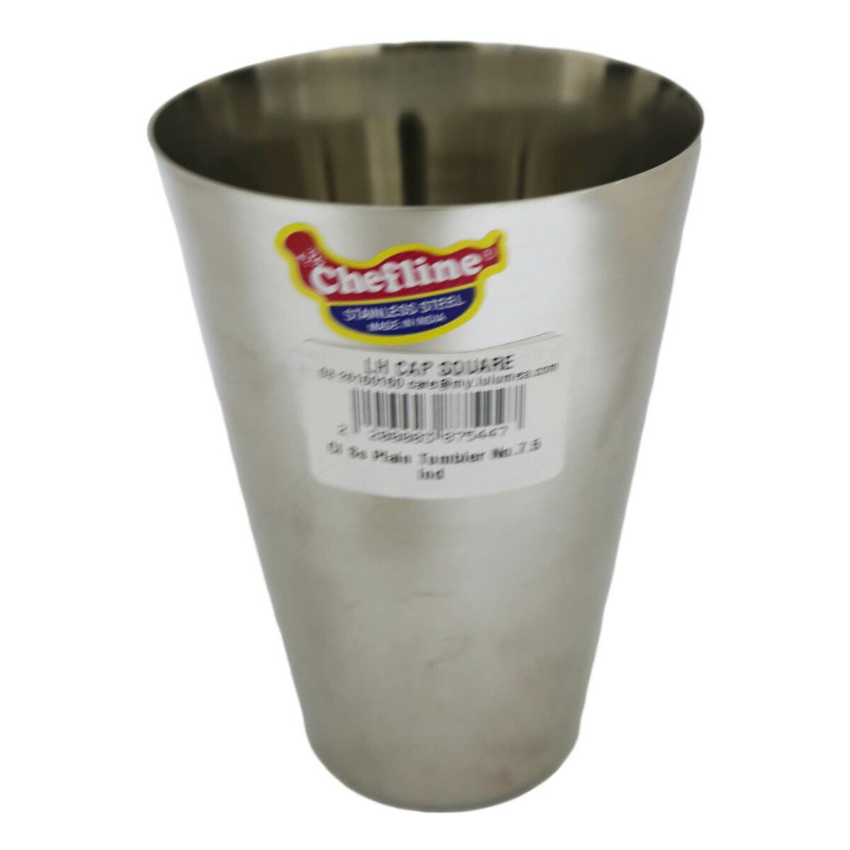 Chefline Stainless Steel Plain Tumbler No.7.5 Ind