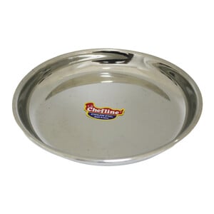 Chefline Stainless Steel Halwa Plate No.10 Ind