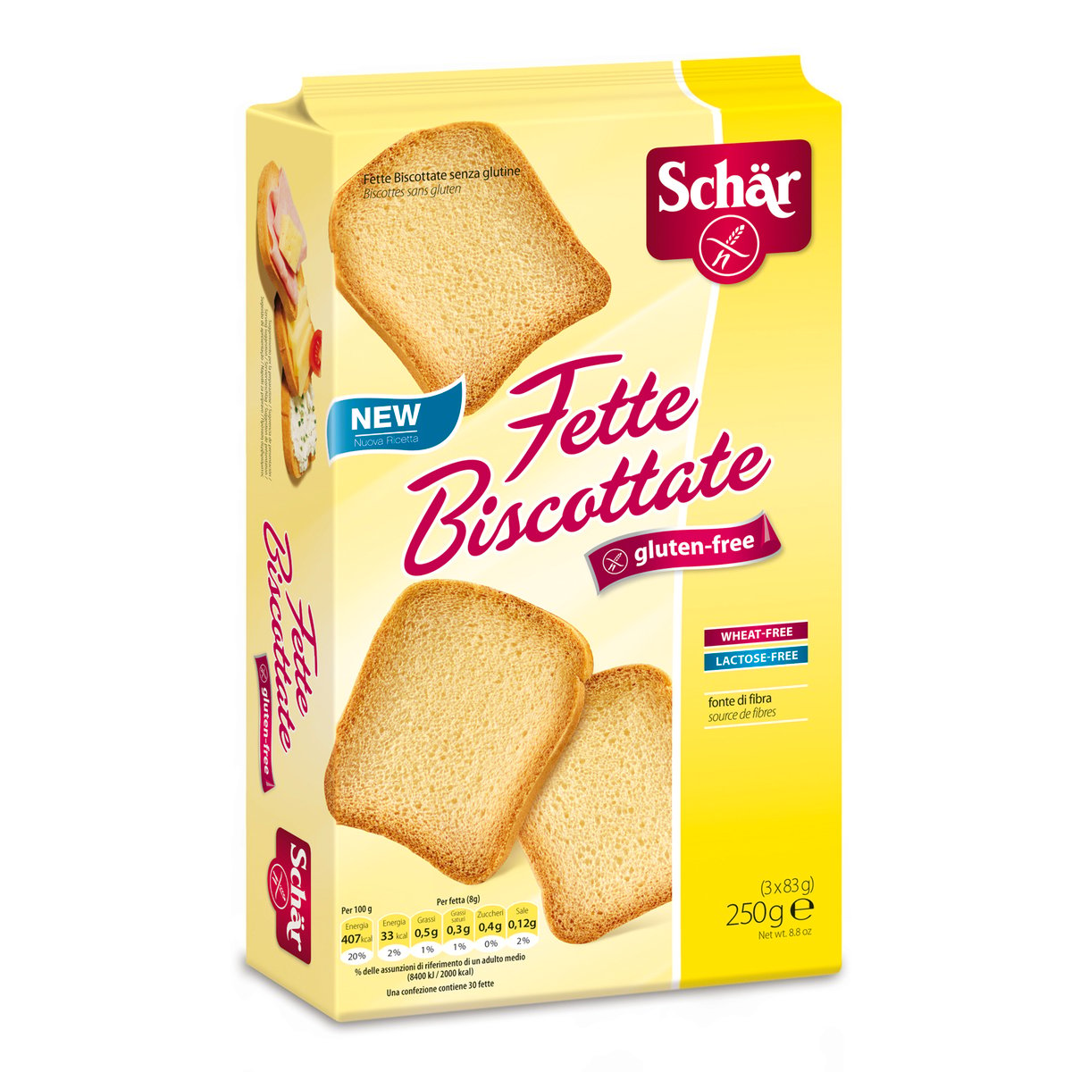 Schar Fette Biscottate Gluten Free Crisp Bread 250 g