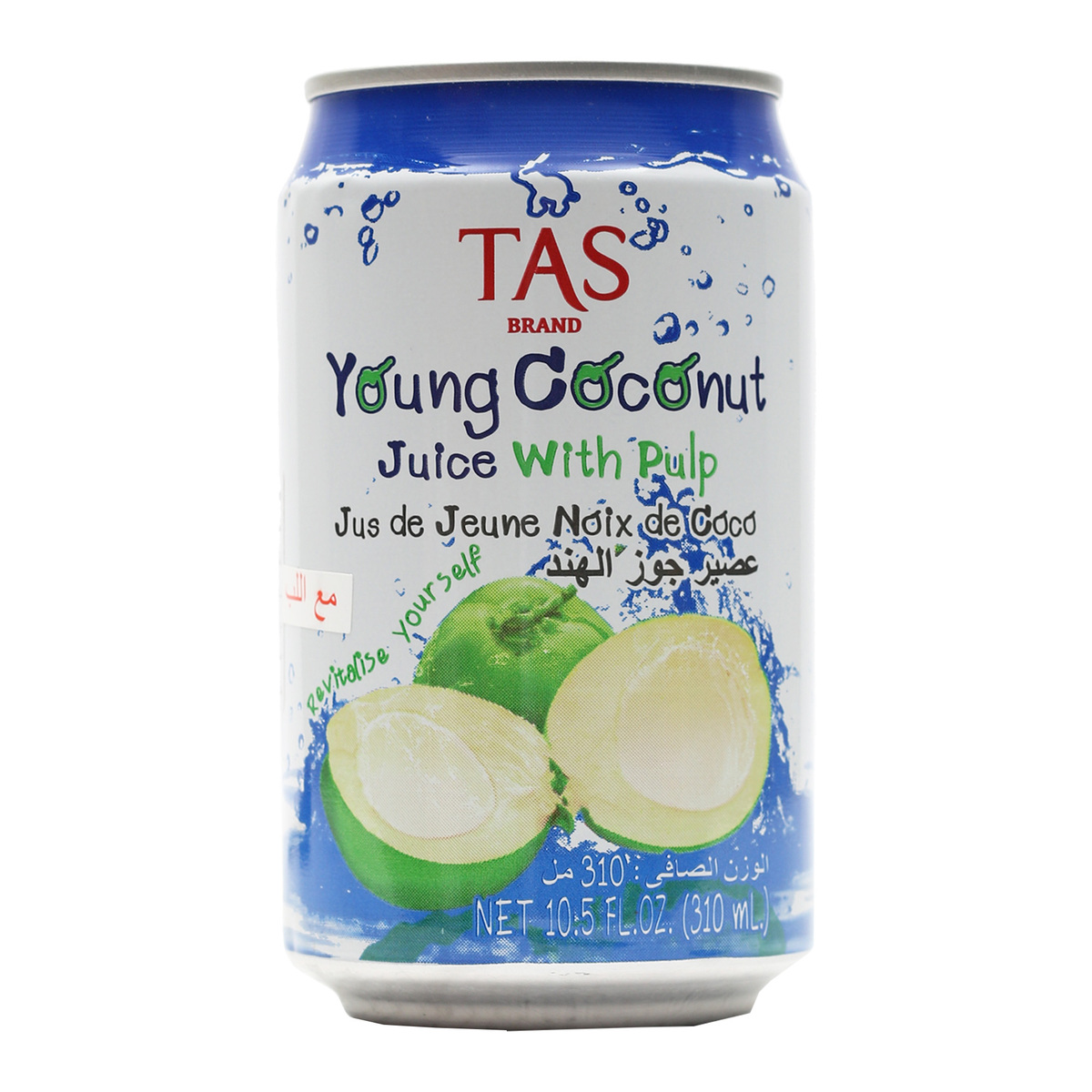 Tas Young Coconut Juice With Pulp 310ml