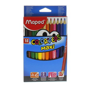 Maped Jumbo Color Pencil 834010 12Pc