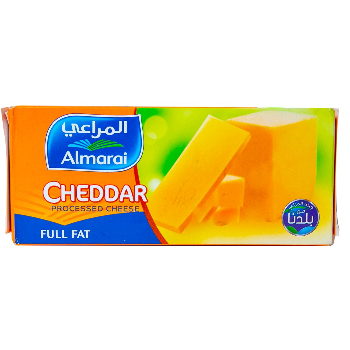 Buy Almarai Processed Cheddar Cheese Full Fat 454 g Online at Best Price | Hard Cheese | Lulu UAE in Kuwait